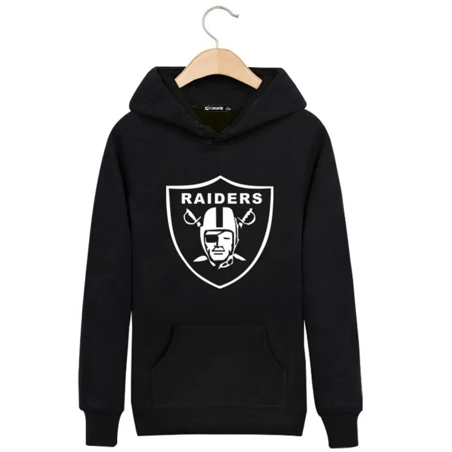 2017 RAIDERS Men's Oakland Raiders Hoodie Autumn Winter Cotton O Neck