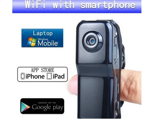 Мини Wi Fi Ip беспроводная камера видеонаблюдения Удаленная Поддержка Android Iphone ПК