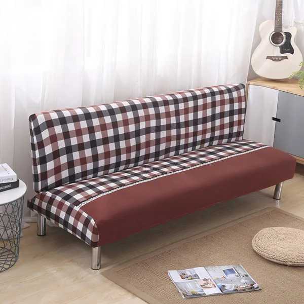 Гибкий эластичный чехол для дивана, плотный чехол для дивана, большая эластичность, чехол для дивана, диван-полотенце, чехол без подлокотника, раскладной диван-кровать - Цвет: 2