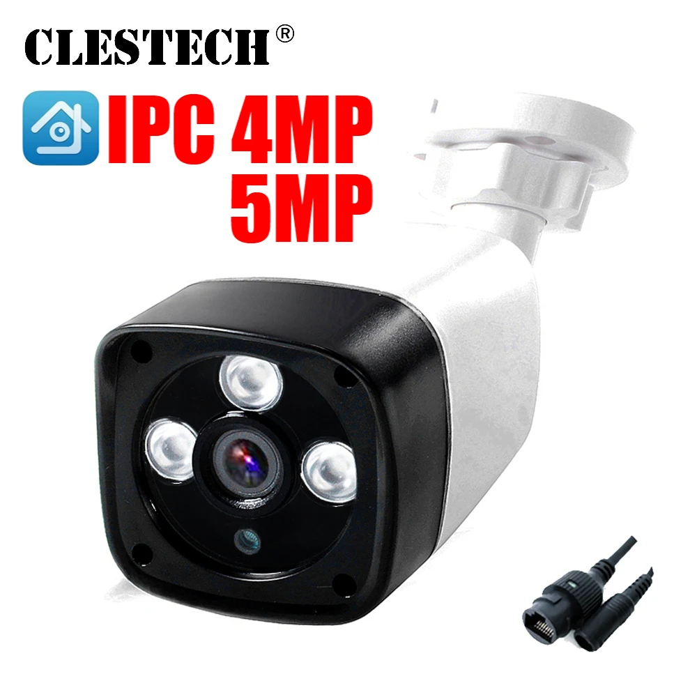 

48VPOE CCTV IP Camera 4MP 5MP ALL FULL 265+ Security Outdoor Waterproof IP66 Array 3led Night Vision ONVIF P2P cloud have Bullet