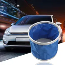 Товары для уборки транспортных средств многоцелевой складной моечный автомобиль ведро синий Рыбалка автомобиля чистящее ведро 9л
