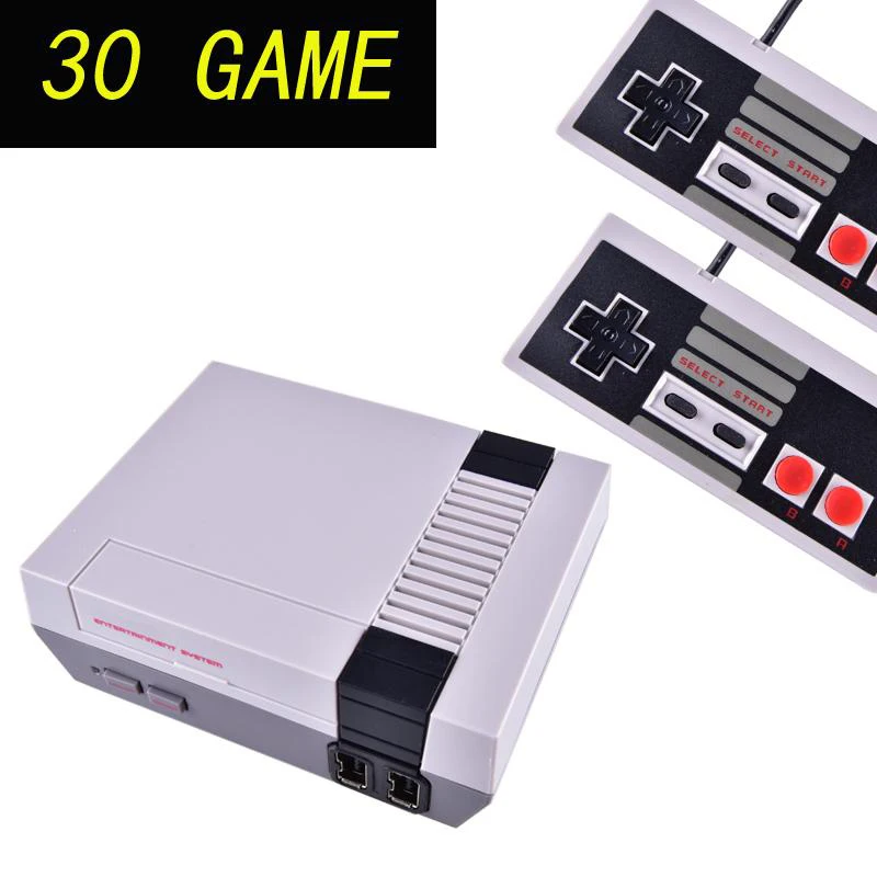 

Mini Retro 8 bit Video Game Consoles TV Game Player Handheld Game Players for Classic Edition 30 Classic Games HD Console