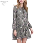 Save 23.52 on ElaCentelha Women Summer Autumn Dress Tops Print Floral Woman Dress Ethnic Plus Size Loose Bandage Boho Vintage Causal Dresses