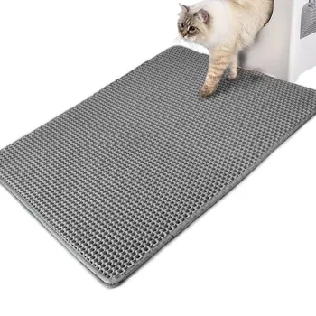 

Cat Litter Tray Mat Waterproof Layer Puppies Cushion Double Filter Design Resin Mat Pets Product TB Sale