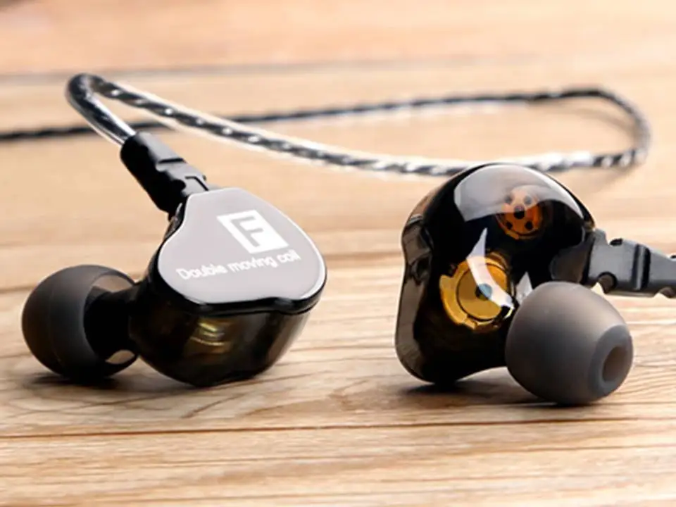 Наушники вкладыши HiFi NABOLANG F910 с двойным динамическим драйвером и микрофоном|in-ear