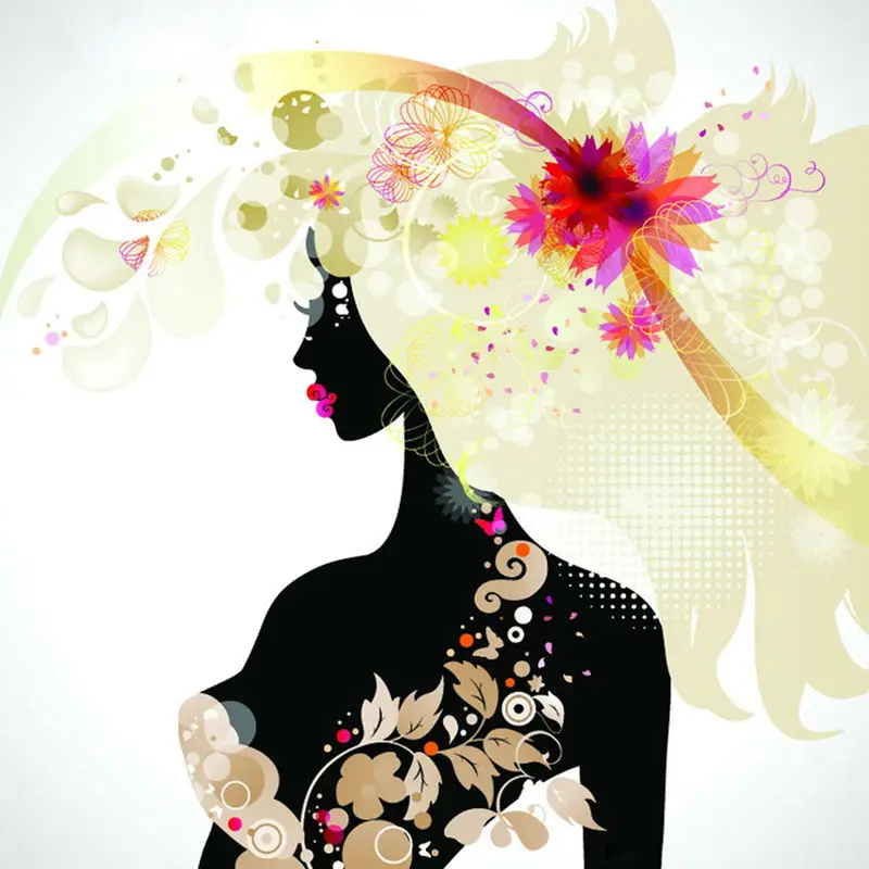 Needlework 5d diy Diamond Embroidery Beauty Woman Butterfly Full Drill Diamond Painting Cross Stitch kit Home Mosaic Picture