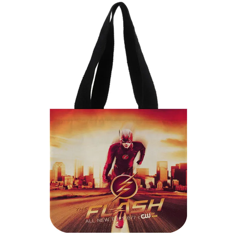 Custom The Flash Tote Bag Reusable Handbag Women Shoulder Cloth Cotton Canvas Shopping Bags ...
