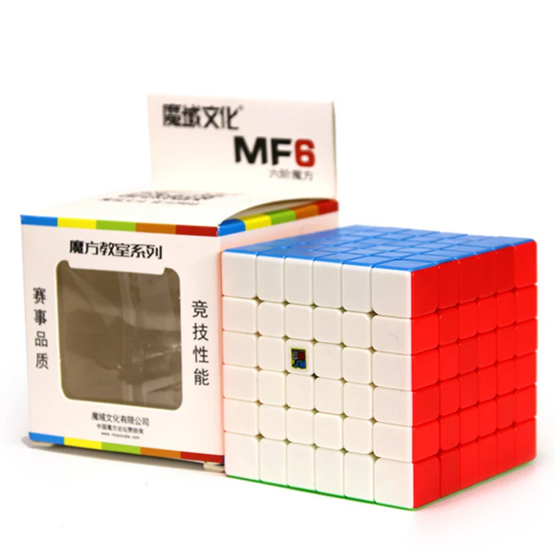 

Moyu MofangJiaoshi MF6 Cube Speed 6Layers Stickerless 68mm Puzzle Cubes For Children cubo Championship 6x6 Learning EducationToy