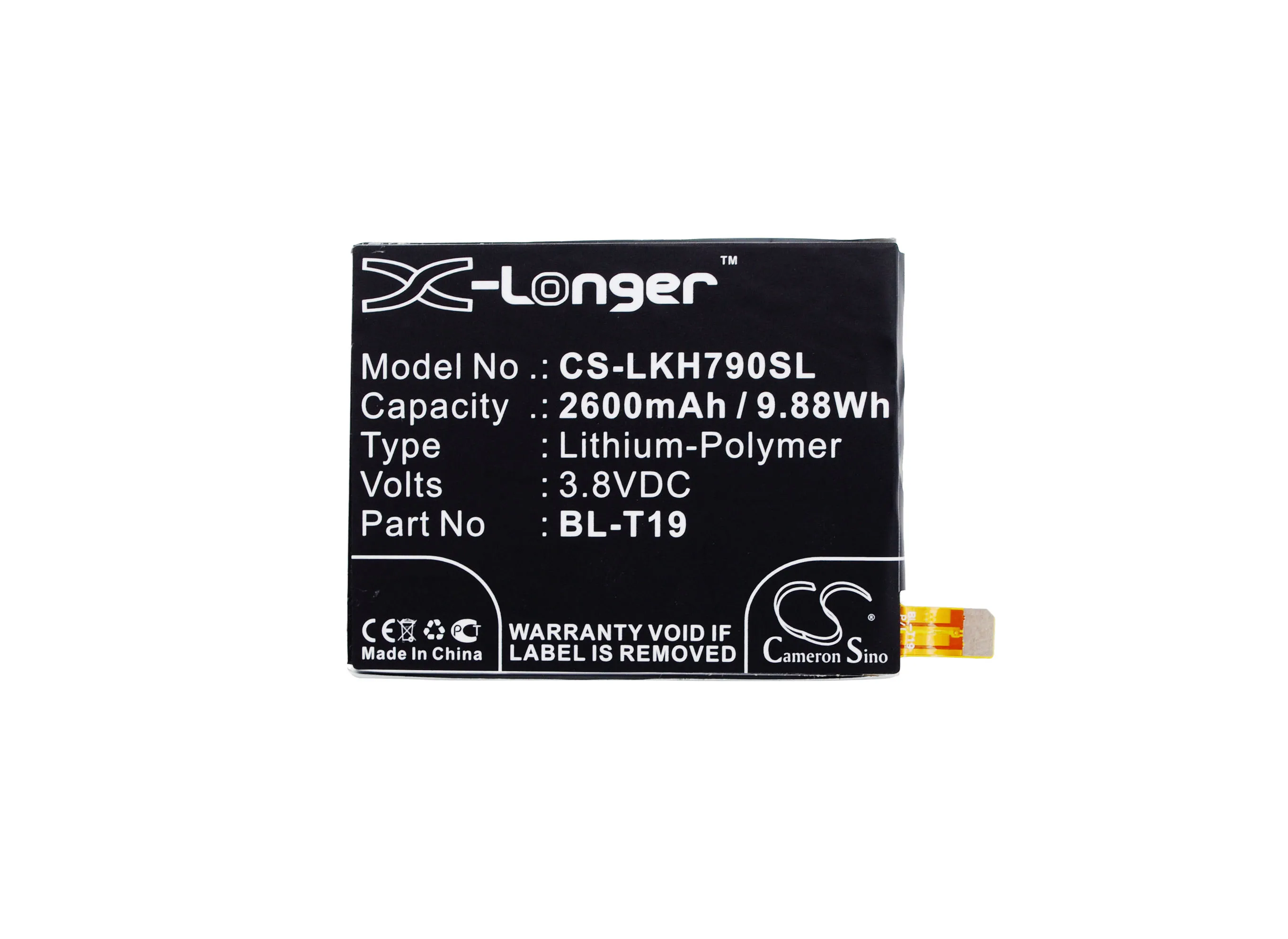 

Latest ! High Quality 2600mAh Battery BL-T19 for LG/Google Bullhead, H790, H791, H791F, H798, Nexus 5X, Nexus 5X LTE
