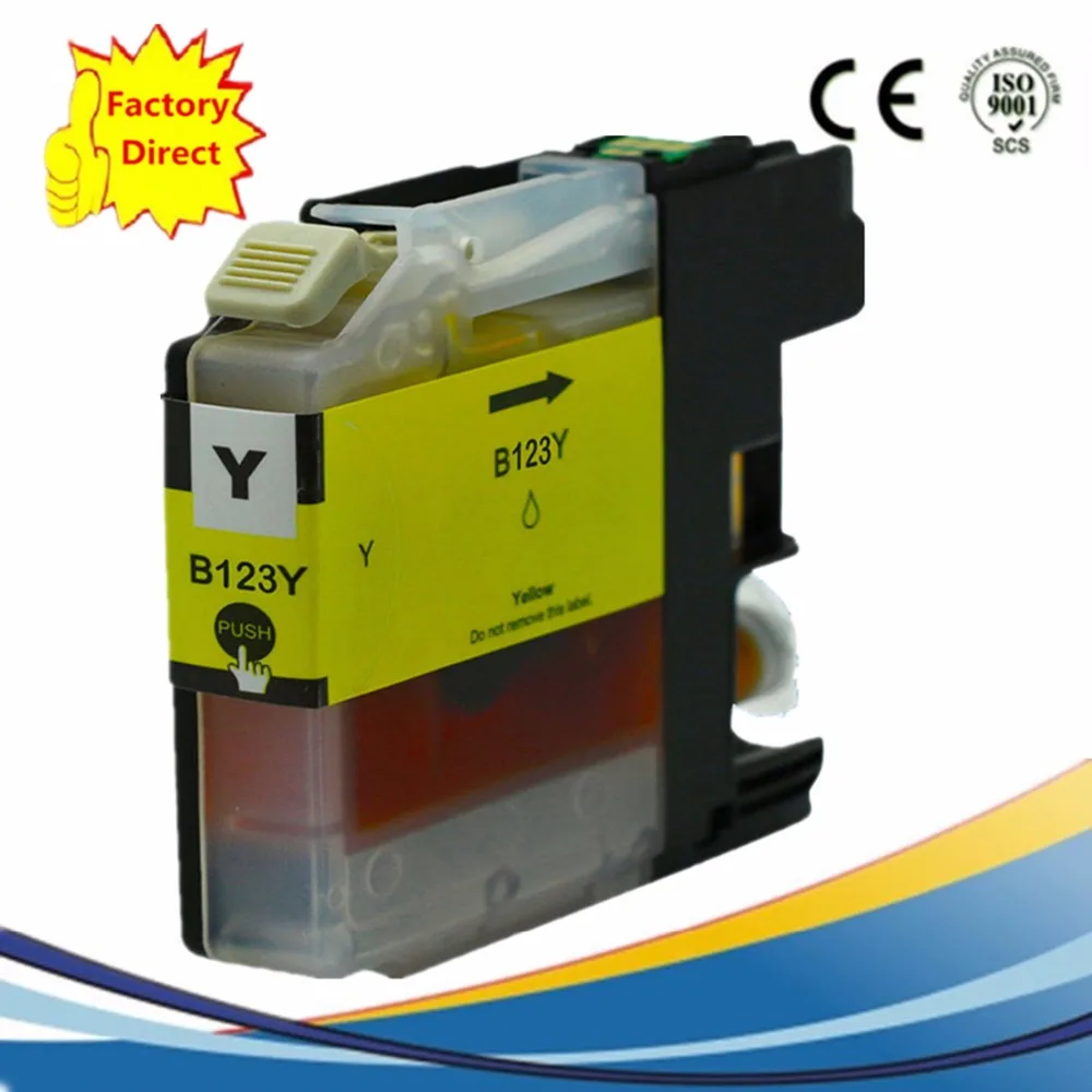 LC123BK LC123 LC123XL сменный картридж для принтера MFC J4710DW J470DW J6920DW J870DW J245 J650DW|ink cartridge|replacement
