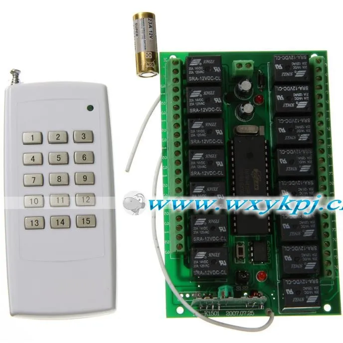 Best Price Free shipping Fixed code RF Wireless Remote Control Switch System Receiver Board & Remote Control rib sun t433 2ch rib sun t433 4ch replacement remote control duplicator 433 92mhz fixed code free shipping