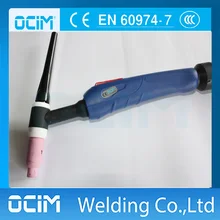 WP17 TIG Сварочная горелка и сварочный ручки синего цвета Европейского типа