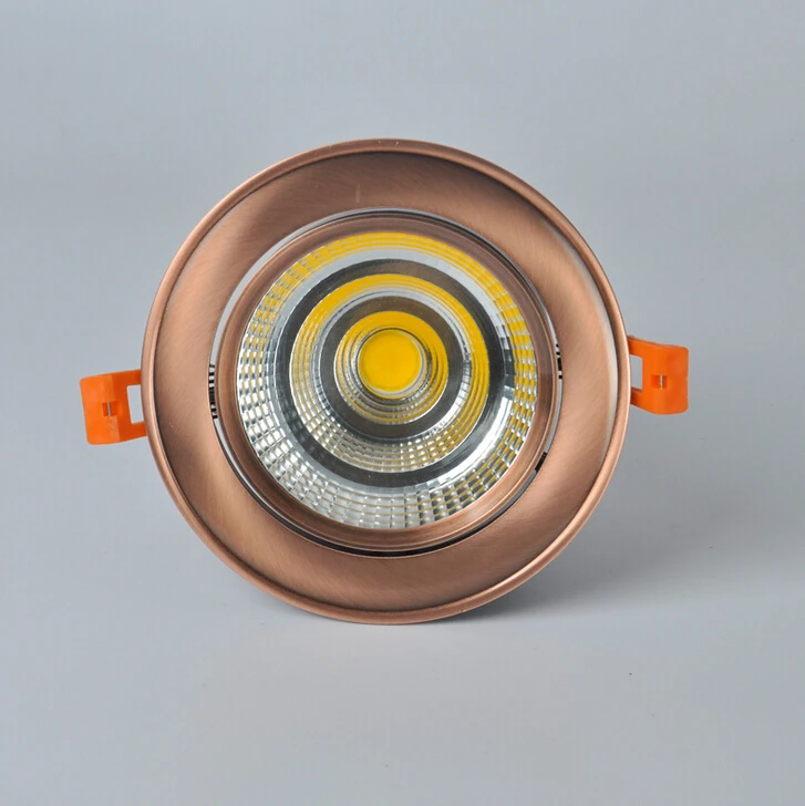 

Free Shippipng Dimmable 10W Led Downlights15W AC110V AC220V COB LED Ceiling Downlight Lamps Led Down light Lamp