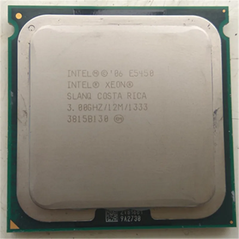 Процессор XEON 771 E5450 3,0 ГГц/кэш L2 12 МБ/четырехъядерный/FSB 1333 МГц/серверный Процессор работает на некоторых 775 разъемах материнской платы