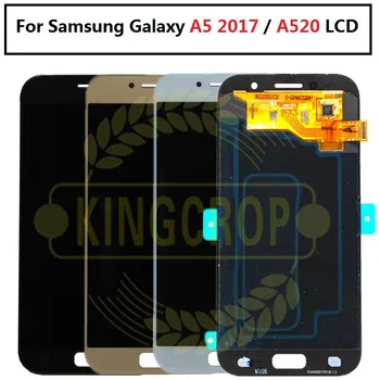 

5.2"For SAMSUNG GALAXY A5 2017 LCD A520 A520F SM-A520F Display Touch Screen Digitizer Assembly Replacement For SAMSUNG A520 LCD