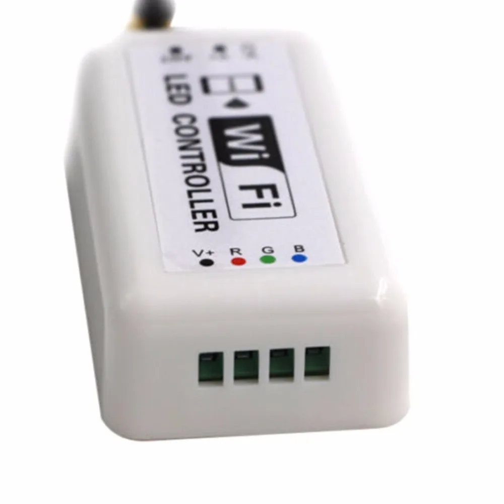 Светодиодный мини контроллер RGB с Wi Fi музыкальный режим Управление приложениями