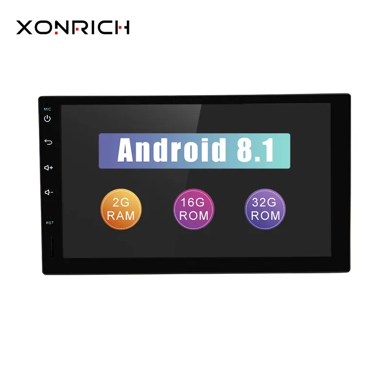 

Xonrich Car Multimedia Player 2 din Car Radio Android 8.1 Head Unit For Nissan Xtrail Qashqai NO DVD GPS Tape Recorder 2GB+32GB