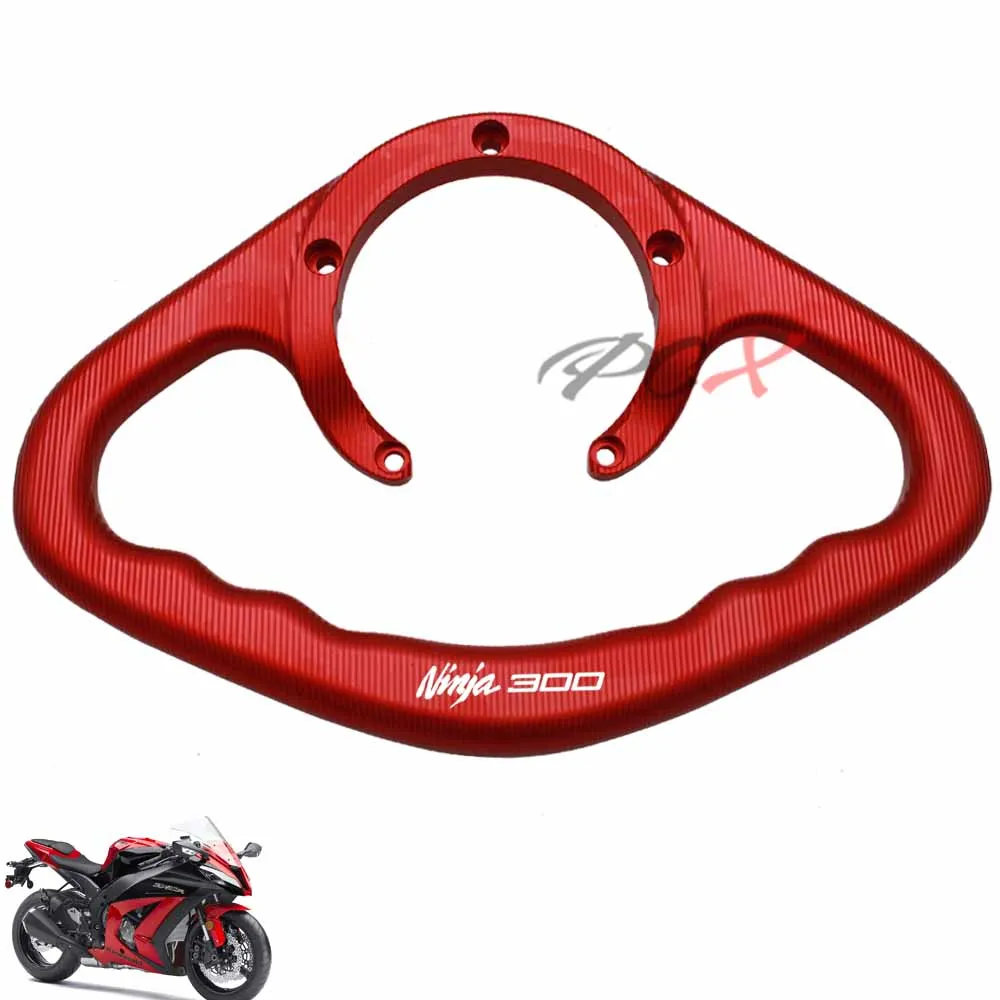 Color : Black CNC Aluminium Motorcycle Rear Passenger Handgrips Hand Grip Tank Grab Bar Handle Armrest for Suzuki GSR600 GSXR1000