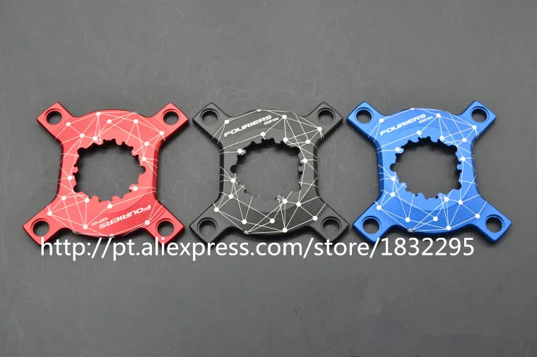 

Fouriers CNC Chain Ring Spider Adapter For P.C.D 104 Chainrings XX1 X0 X9 GXP Cranks Come /converter