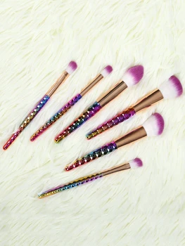 

6 Pcs Nylon Ombre Makeup Brushes Set