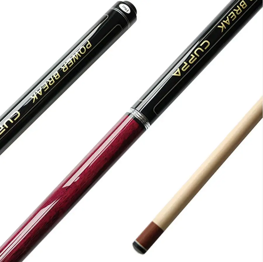 

New High Quality CUPPA Jump Break Pool Cue Punch & Jump Cues 138cm Length Durable Professional Billiard Stick Kit China 2019