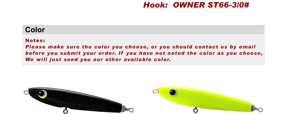 Isca de Pesca Lápis de Madeira Feito à Mão Feiyu Afundando Popper Mar Pesca Amarelo Cauda Sft Marca 170mm 100g 16 Cheap Iscas artificiais