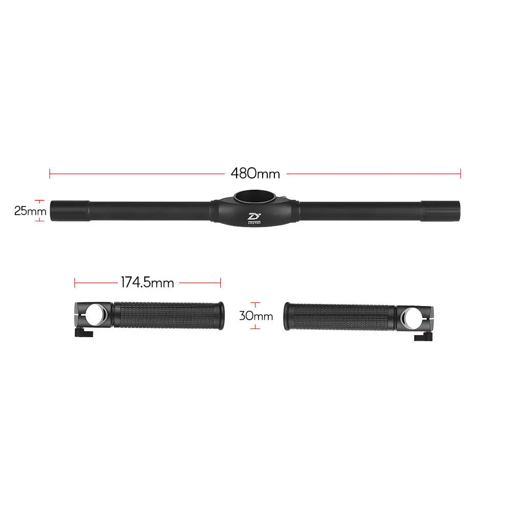 zhiyun official dual handheld extend handle for crane 2,crane m,crane plus,crane v21