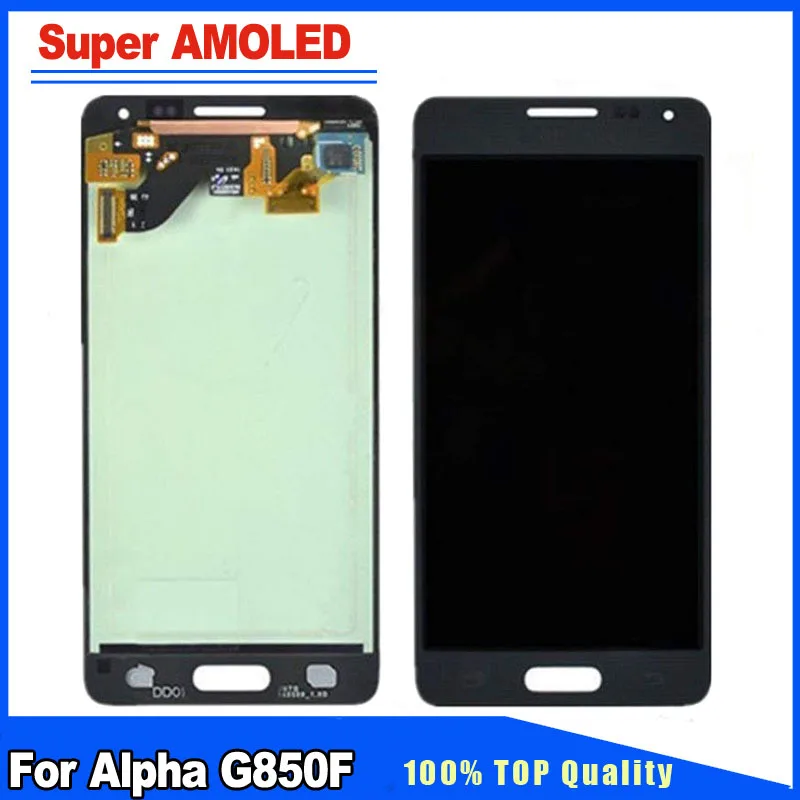 

4.7" For Samsung Galaxy Glpha G850 G850T G850M Super AMOLED LCD Display Touch Screen Digitizer Assembly Replacement Part