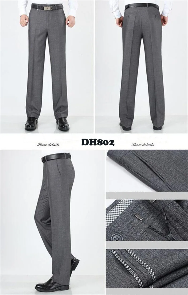 Covrlge, мужские костюмные брюки, высокое качество, мужские брюки, шелковые брюки, прямые деловые мужские формальные брюки, большие размеры 40, 42, 44, MKX005