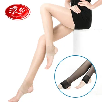 

LANSWE Summer ultrathin women brand pantyhose Solid Lady nylon Stirrup Tights Anti-hook female stcokings