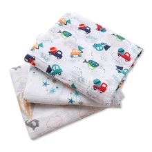 Муслиновые розовые лебеди, хлопок, фламинго, розы, фрукты, принт, муслиновые одеяла для новорожденных, постельные принадлежности, Пеленальное полотенце для новорожденных, для новорожденных, 120*120 см