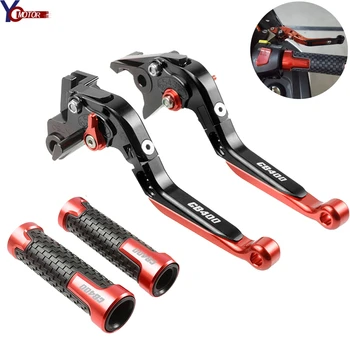 

Motorcycle CNC Aluminum Adjustable Foldable Extending Brake Clutch Lever Handle Hand Grips For Honda CB400 CB 400 CB-400 1996