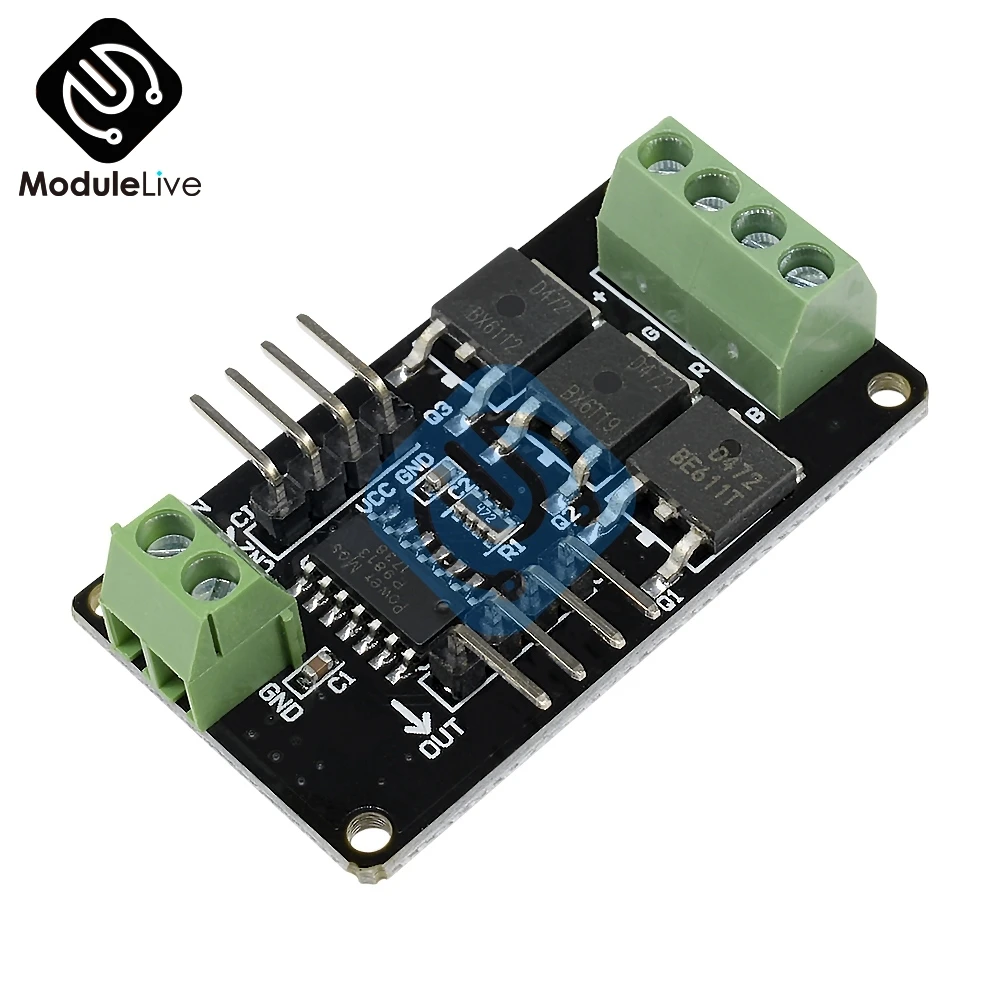 Для MCU Системы Светодиодные ленты модуль драйвера v1.0 для Arduino STM32 AVR 12VDC полный Цвет RGB для Arduino UNO R3 доска