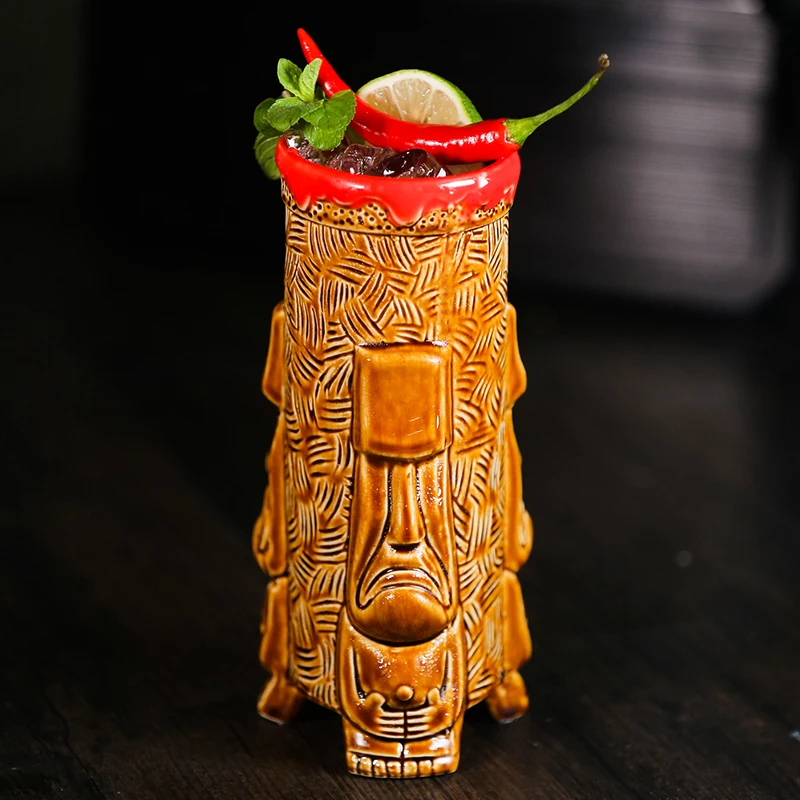 Tiki кружка керамическая чашка горячая Распродажа пивная чашка кофейная кружка Tiki чашка керамические изделия