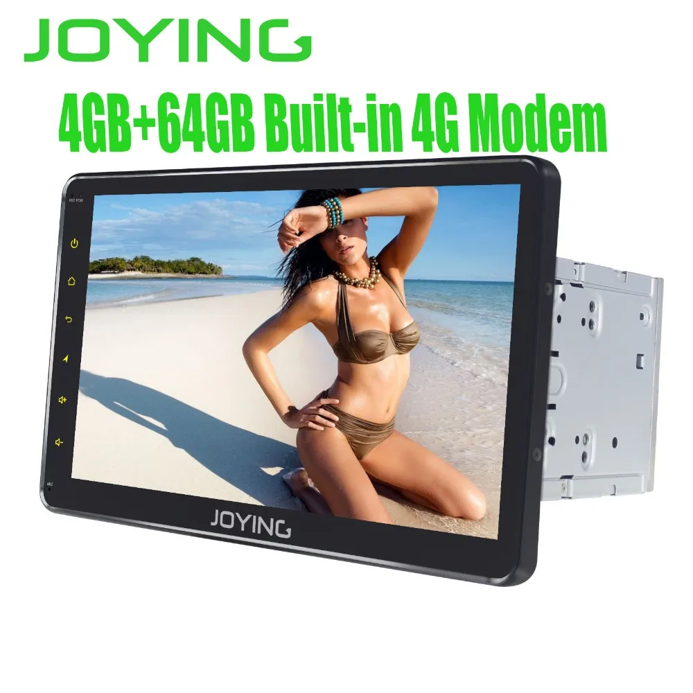 Cheap Joying 10.1" Double 2Din Android 8.1 Car Radio Stereo GPS Navigation Universal Head Unit Built-in 4G Modem DSP Multimedia Player 1