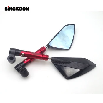 

8 10mm universal motorcycle Accessories mirrors cnc Rearview Side Mirror FOR honda rebel 250 mt 125 Suzuki m109r Yamaha ybr 125