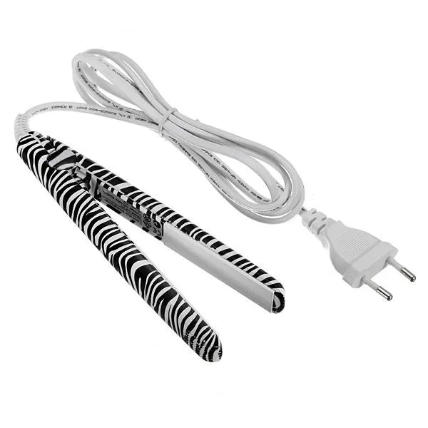 

Professional Hairstyling Mini Portable Ceramic Flat Zebra Hair Straightener Irons Styling Tools