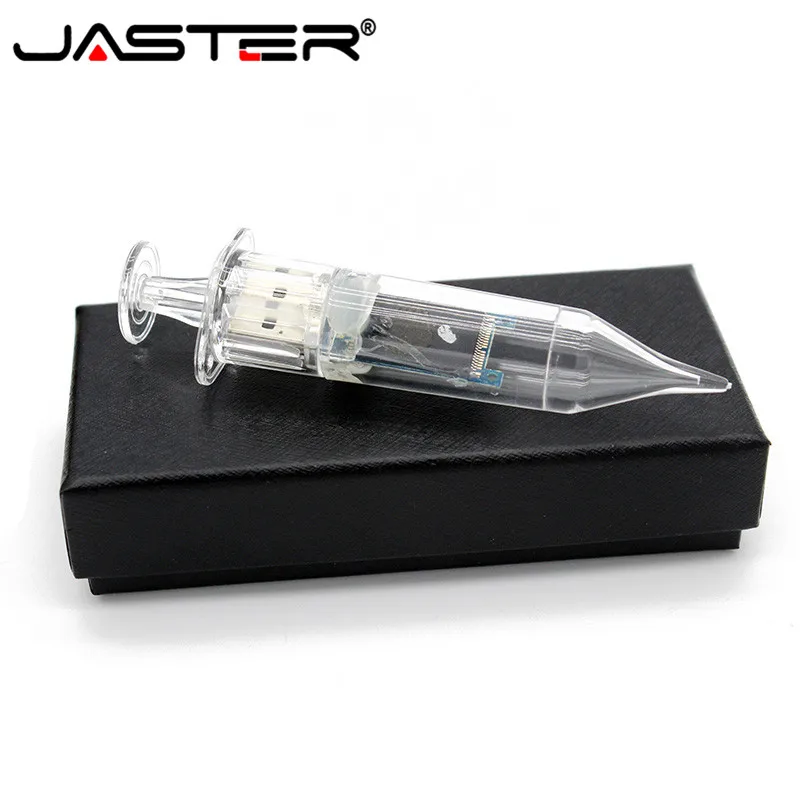 JASTER эмуляционный Доктор Шприц USB флеш-накопитель доктора инжектор с подарочной коробкой ручка-накопитель модные флешки 4 ГБ 8 ГБ 16 ГБ 32 ГБ