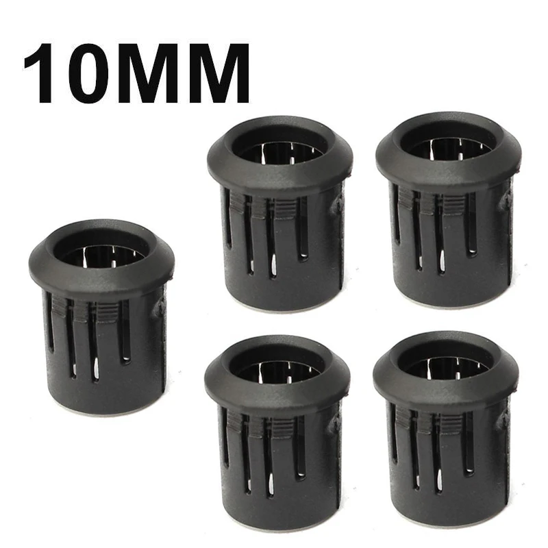 50pcs Black Plastic LED Diode Lamp Holder Clip Bezel Socket Mount 3mm/5mm/8mm/10mm