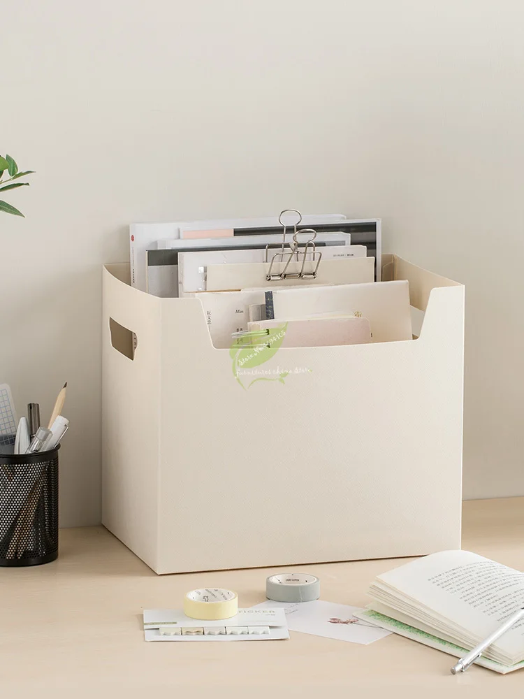 

smart home xiaomi Large DesAtop Storage Box Plastic Paper Board Simple Office Finishing Creative Student BooA BasAet