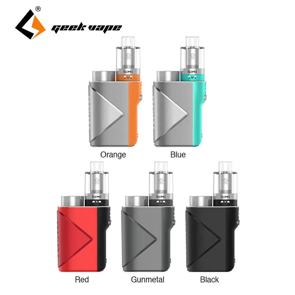 Skup Wyprzedaż Geekvape Lucid Starter Kit 80W Lucid elektroniczna skrzynka papierosowa mod z 4ML Lumi Tank użyj jako Chipset vape parownik