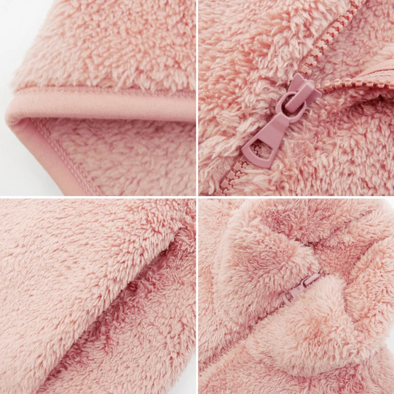 Autumn Winter Women Jackets 2018 New Polar Fleece Fabric Jacket with Zipper Casual Women Outerwear Jacket