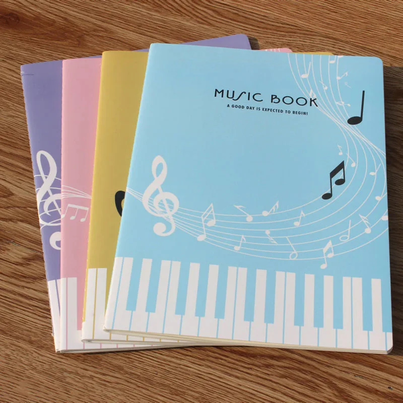 1 шт. 36 листов, креативная музыкальная книга, модная простая музыкальная записная книжка на фортепиано для студентов, практичная музыкальная книга для упражнений - Цвет: 1