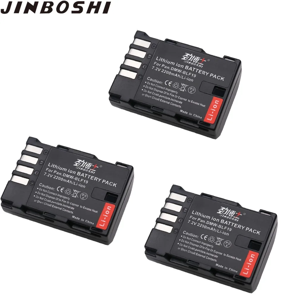 Горячая Распродажа аккумулятор 2200 мАч для фотоаппарата speeddmw BLF19E DMWBLF19E x3 Panasonic