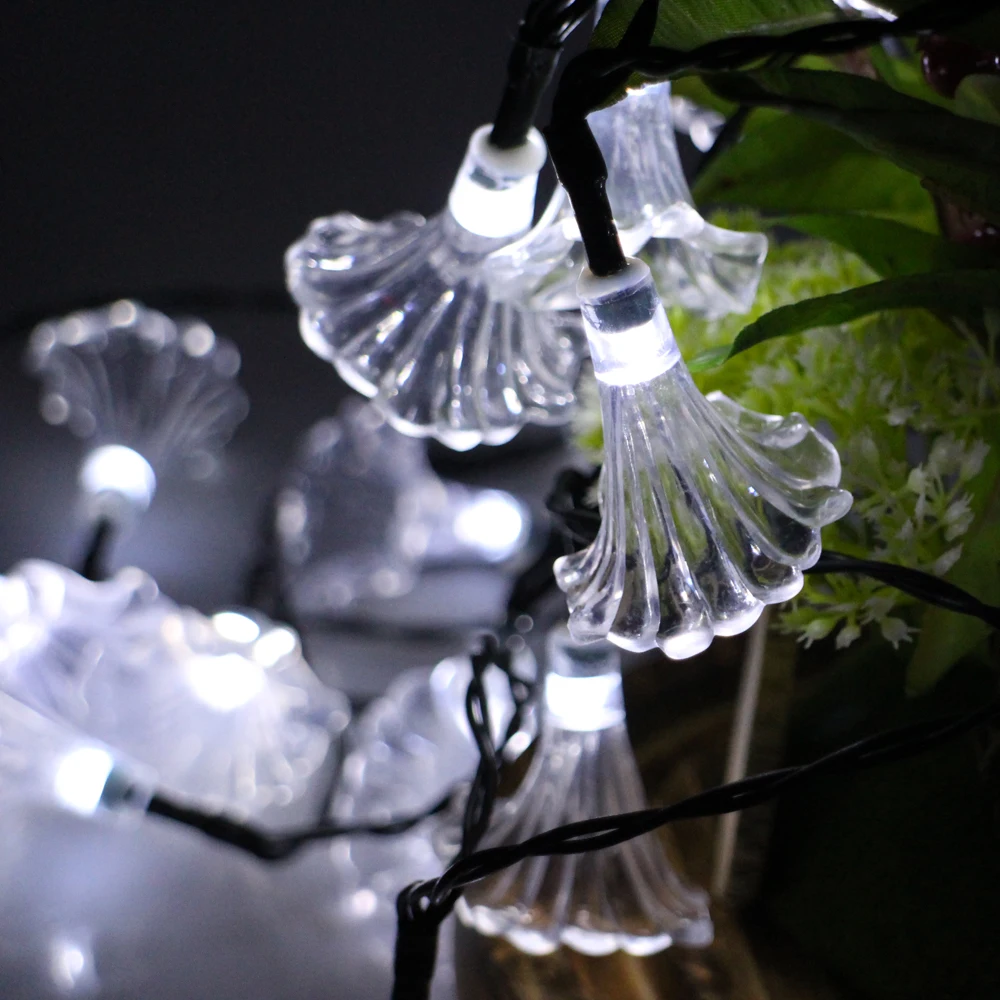 

6m 30leds Morning Glory Battery Operated LED String Lights Waterproof Christmas Fairy Lights Party Garden Holiday Decoration