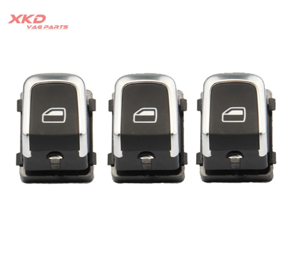 

3 шт. хромированный пассажирский боковой переключатель окна для телефона A6 S6 C7 A7 A8 Q3 4H0 959 855 A 5PR 4GD 959 855 5PR 4GD-959-855-5PR