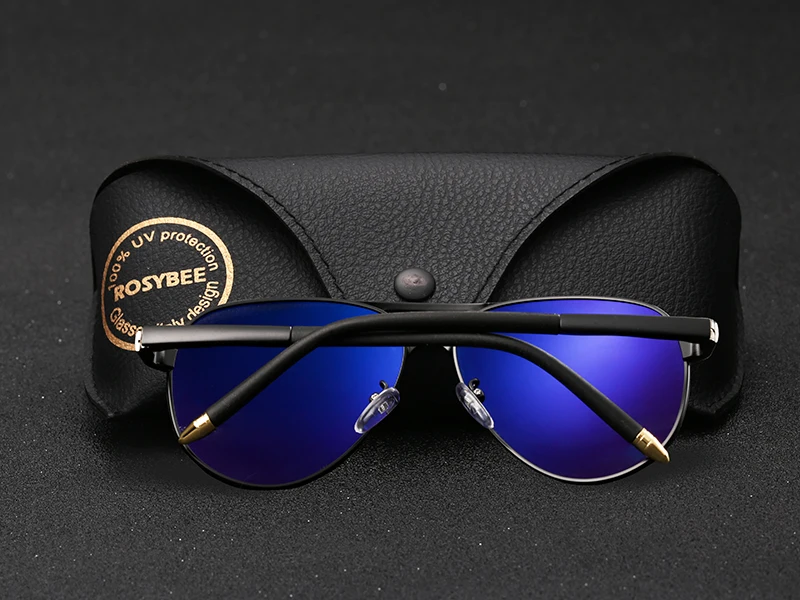 2019 брендовые дизайнерские солнцезащитные очки мужские поляризованные Модные Классические Металлические солнцезащитные очки пилота очки