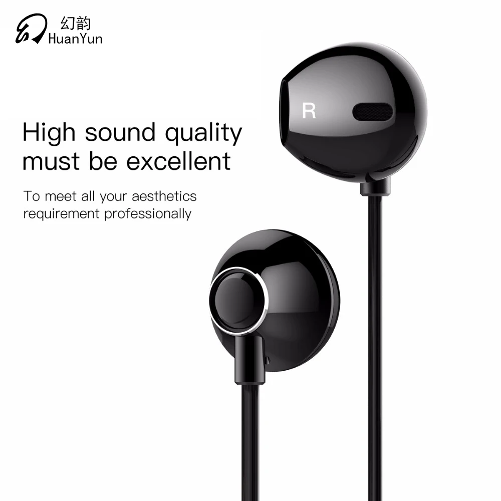 

Wired Earphones In-Ear Metal Headsets Sport Stereo Earbuds for Iphone Samsung Huawei Xiaomi with Mic HD Music for Phone PC