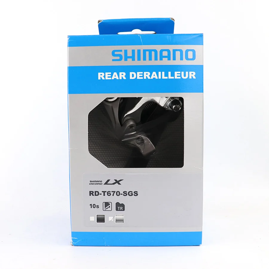 Shimano Deore LX RD-T670 SGS задний переключатель передач MTB Аксессуары для горного велосипеда запчасти для 10s Аксессуары для велосипеда