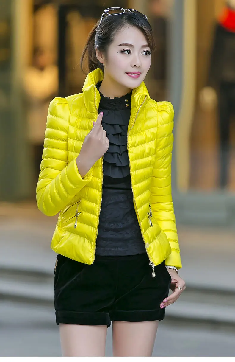 Big Promotion 2018 Winter Jacket Women Slim Office Ladies Zippers Plus Size Coats Jaquetas winter down&parkas